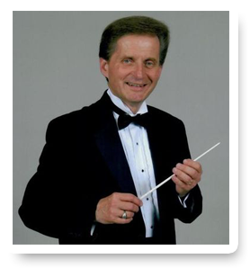 John Kustec, conductor of the North Coast Concert Band